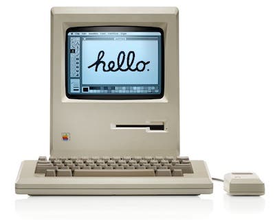 Macintosh 128K Hello
