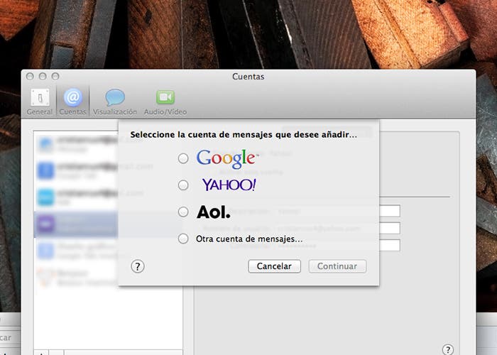 Captura de Mensajes para OS X