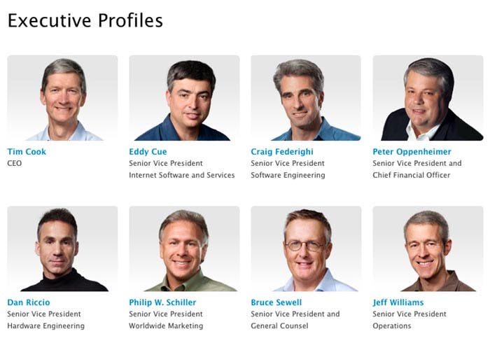 Jony Ive desaparece de la lista de ejecutivos de Apple