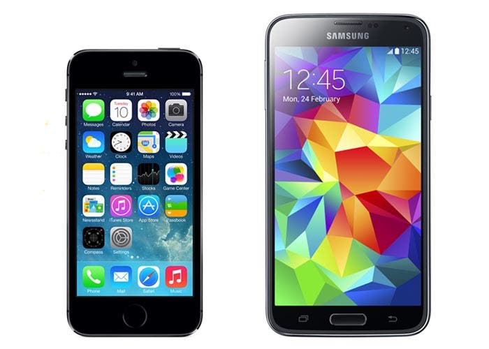 iPhone 5s cara a cara con el Samsung Galaxy S5