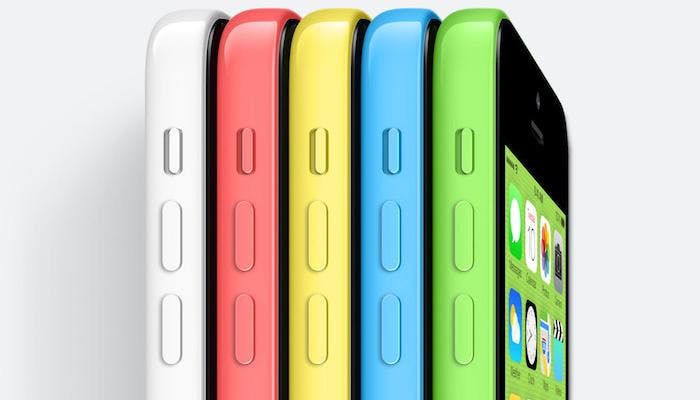iPhone 5c gama colores