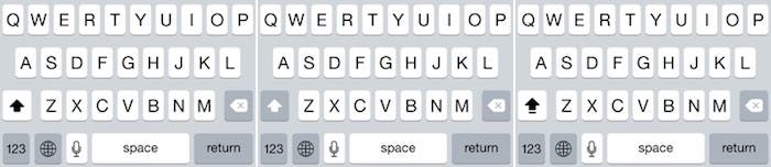 Cambios en el teclado en iOS 7.1