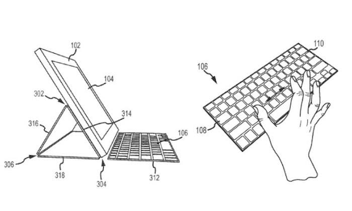 Smart Cover teclado patente