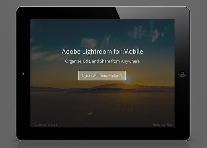 Lightroom llega a iOS