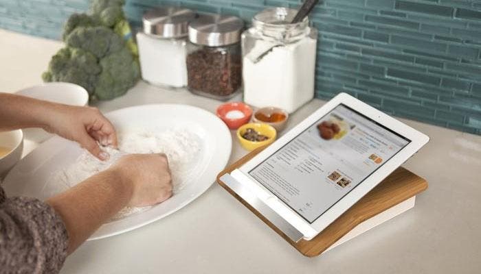 Cocinando con un iPad