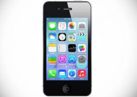 iPhone 4 con iOS 7