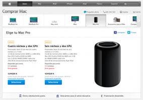 Tiempos de envío del Mac Pro en la Apple Store