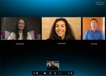 skype video conferencing multiple people