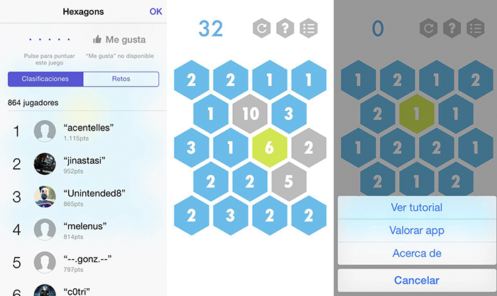 Juega a Hexagons en tu iPhone, iPad o iPod touch