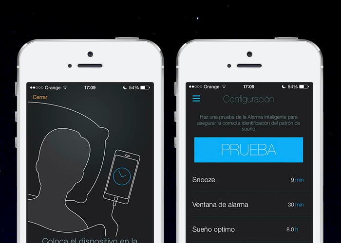 Aplicación Alarma inteligente para iPhone