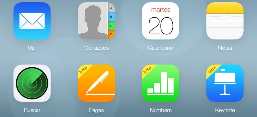 Pages, Numbers y Keynote actualizadas en iCloud