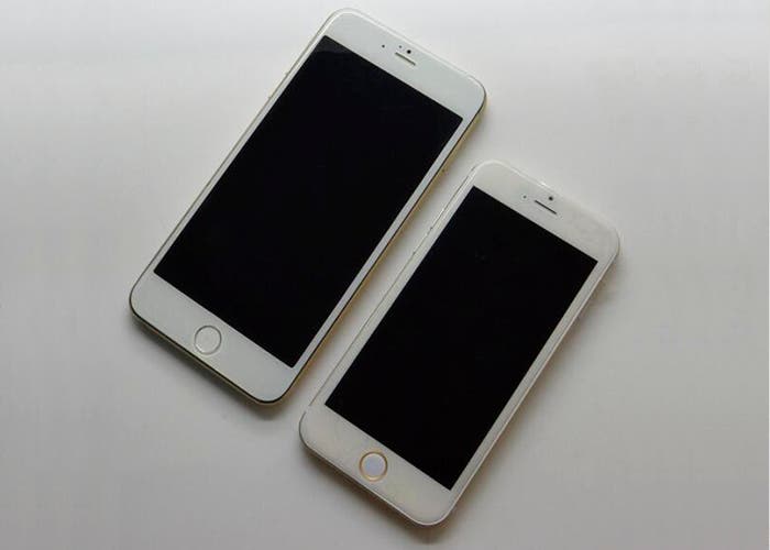 Prototipos de iPhone 6 de 4.7 pulgadas y de 5.5 pulgadas.