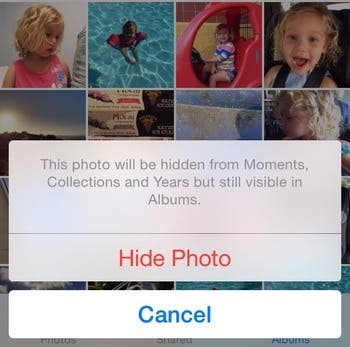 Haz desaparecer tus fotos en iOS 8