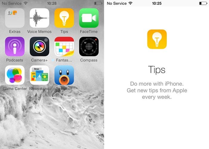 iOS 8 y la aplicación de Tips