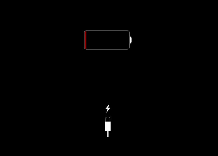 Descarga total de la batería de un iPhone