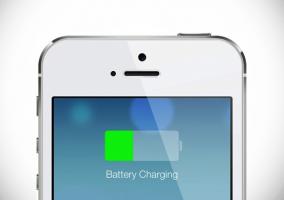 Batería cargándose en iPhone 5s