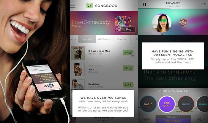 Sing!, aplicación de karaoke para iPhone