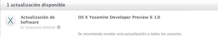 Nueva beta de OS X Yosemite
