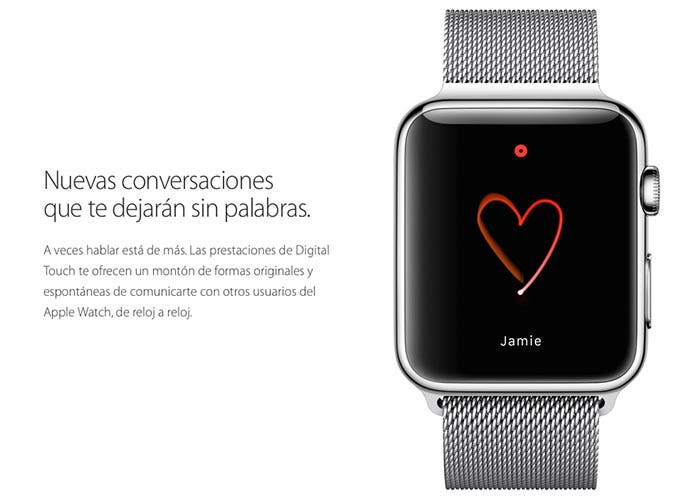 Mensajes de amor con el Apple Watch