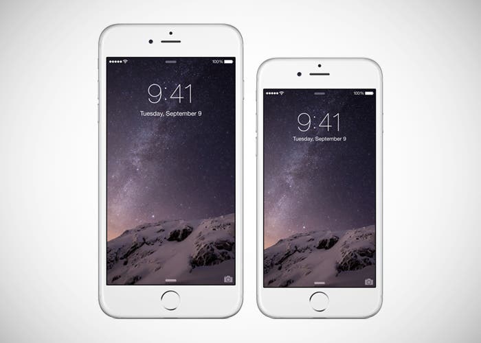 Comparativa de las pantallas del iPhone 6 y iPhone 6 Plus