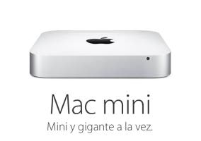 Texto del anuncio del Mac mini
