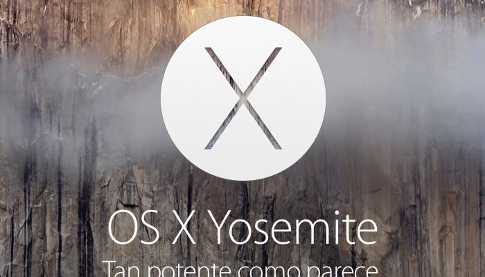 Logo y eslogan de OS X Yosemite