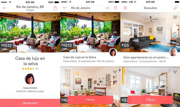Aplicación Airbnb