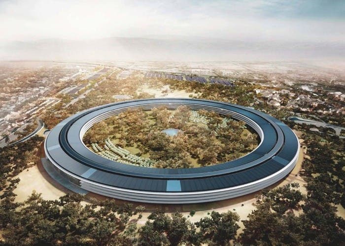 Concepto del nuevo campus de Apple