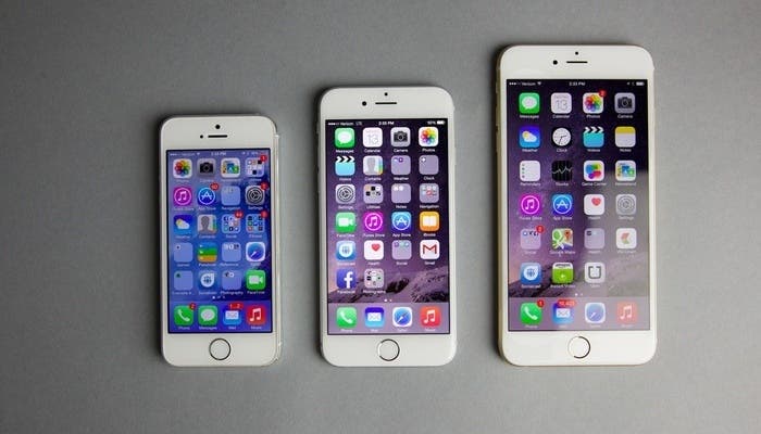 iPhone 6, iPhone 6 Plus y iPhone 5s