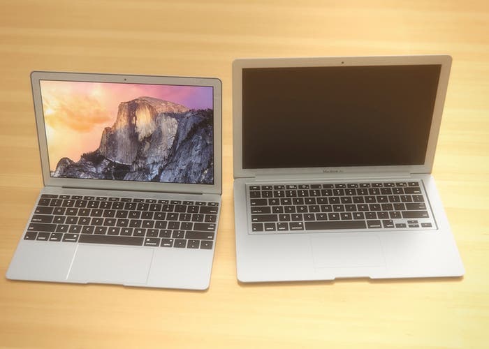 Comparación entre el MacBook actual y el concepto de Hajek