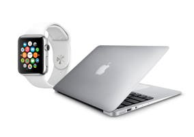 Apple Watch y MacBook