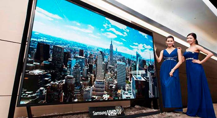 Uno de los últimos modelos de TV de Samsung