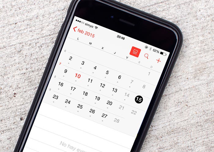 Calendario en iOS