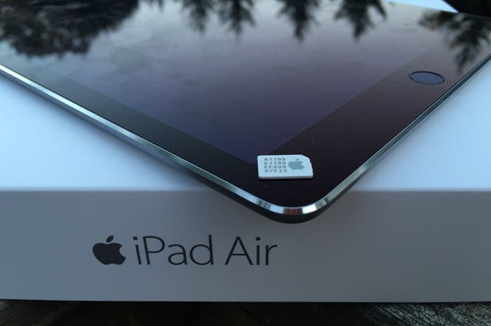 Apple SIM para el iPad Air 2