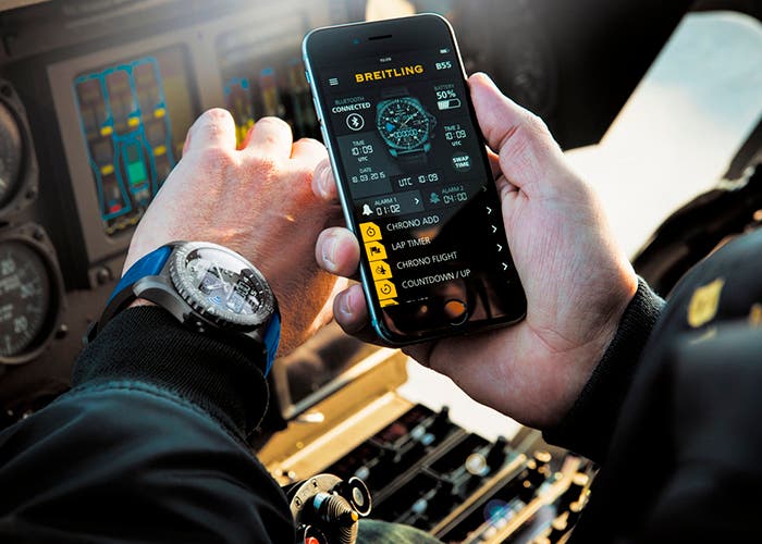 Reloj Breitling B55 y aplicación para iOS