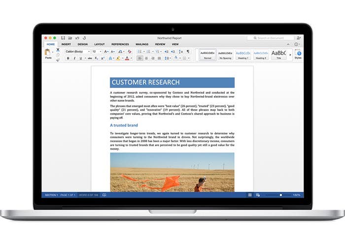 Captura de Office 2016 para Mac
