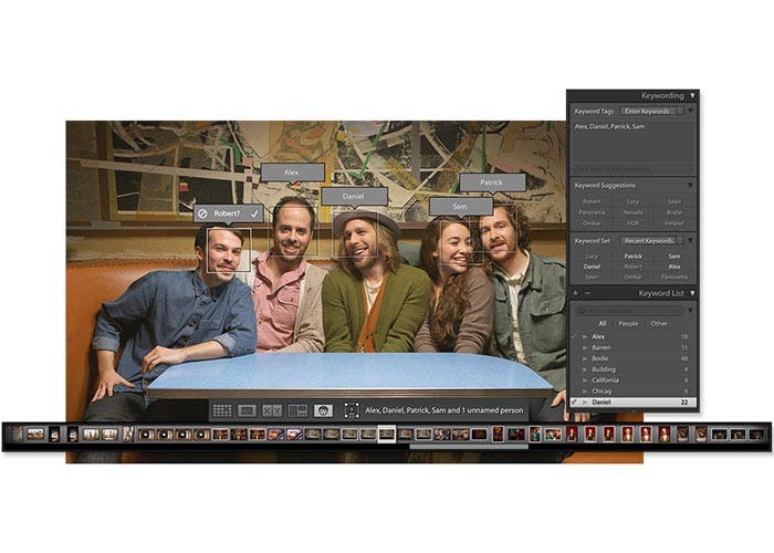 Captura de pantalla del nuevo Adobe Lightroom