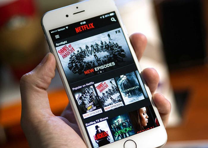 Netflix en un iPhone