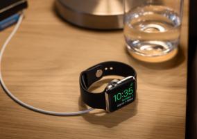 Apple Watch en modo horizontal