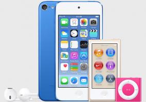 Nuevos colores para la familia actual de iPod