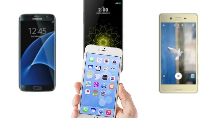 Comparativa del iPhone 6s con el Samsung Galaxy S7, LG G5 y Sony Xperia X