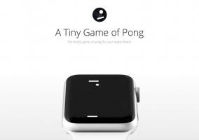 Juego del Pong en el Apple Watch