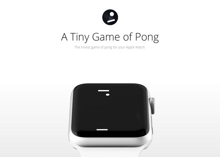 A Tiny Game of Pong, el clásico juego del Pong llega en miniatura al