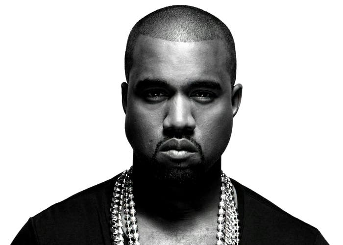 Frontal Kanye West B&W