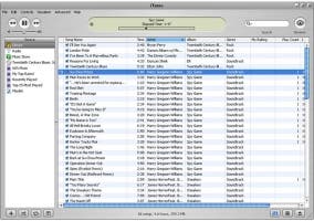 Ventana de iTunes en Windows
