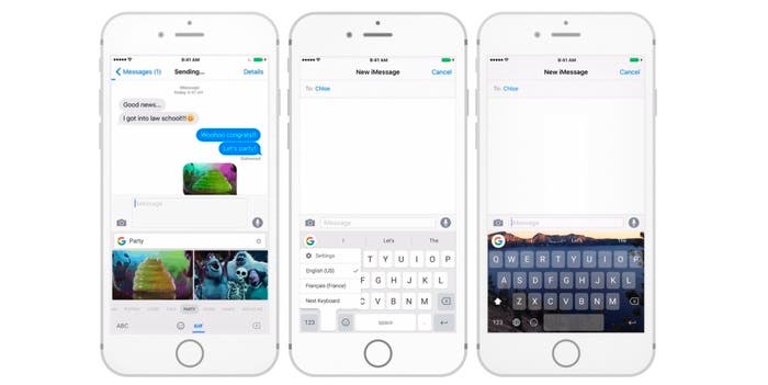 Gboard 3D touch