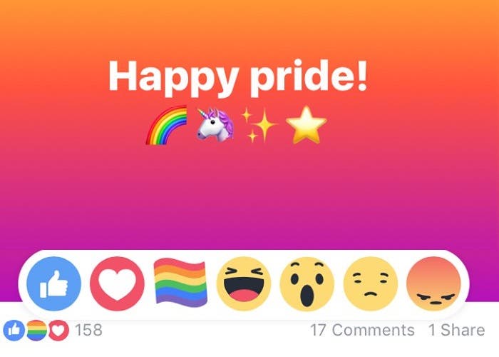 Activa la bandera de arcoiris en Facebook