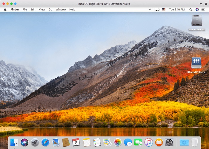 High Sierra fondo