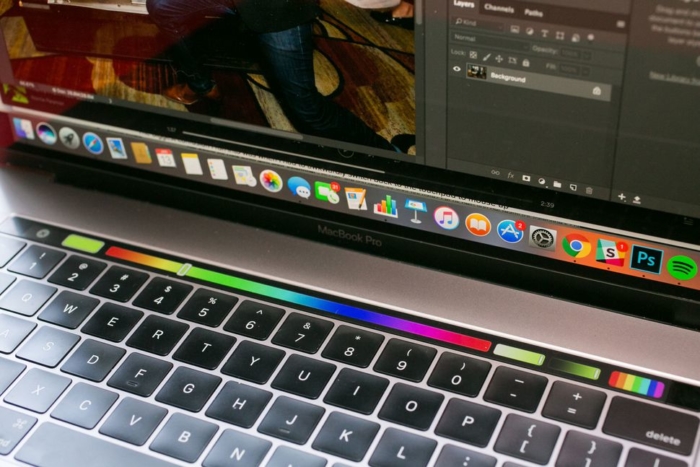 MacBook Pro Touch bar iconos