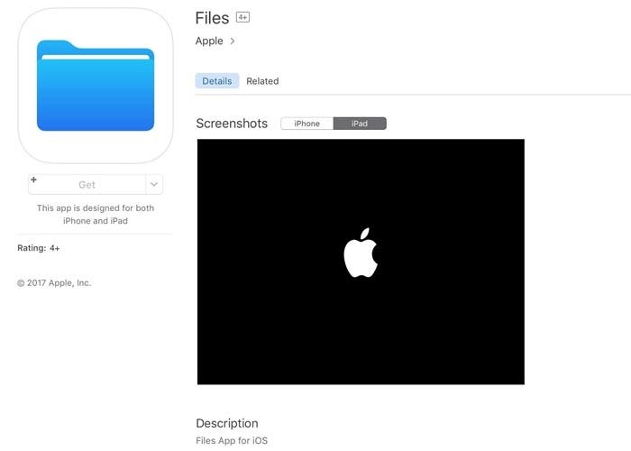 filtración app files apple